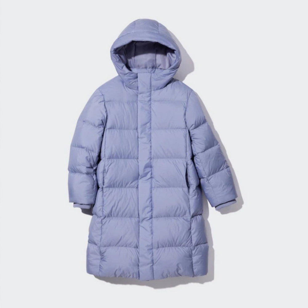 Uniqlo kids down coat jacket long